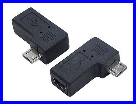 新品 変換名人 変換アダプタ mini5pin→microUSB ミニ→マイクロ_画像1