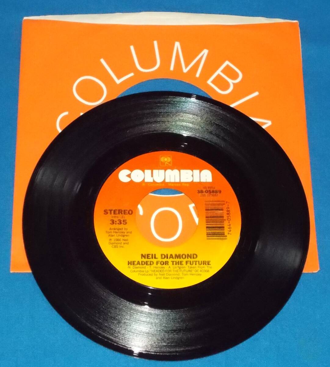 ☆7inch EP★US盤●NEIL DIAMOND/ニール・ダイアモンド「Headed For The Future/フォー・ザ・フューチャー」80s名曲!●_画像1