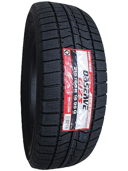 215/60R16 2024年製 新品スタッドレスタイヤ TOYO TIRES OBSERVE GIZ3 送料無料 トーヨー オブザーブ 215/60/16_画像3