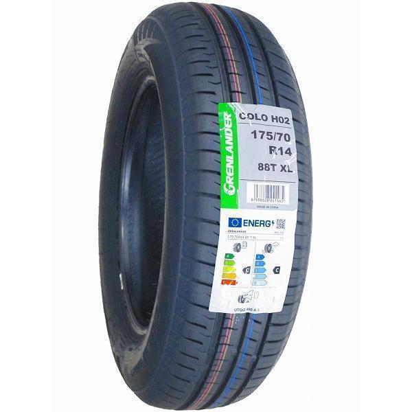 175/70R14 4本セット 2025年製造 新品サマータイヤ GRENLANDER COLO H02 送料無料 175/70/14_画像3