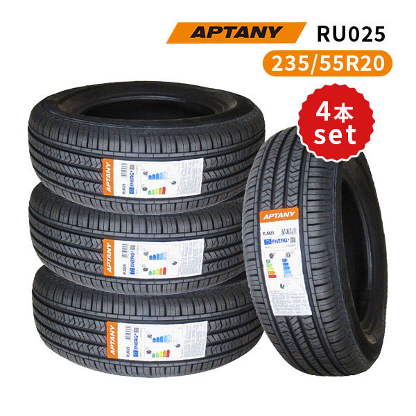 235/55R20 4本セット 2025年製造 新品サマータイヤ APTANY RU025 送料無料 235/55/20_画像1