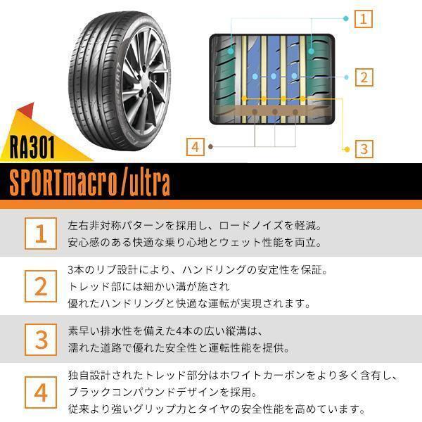 245/45R20 2本セット 2025年製造 新品サマータイヤ APTANY RA301 送料無料 245/45/20_画像5