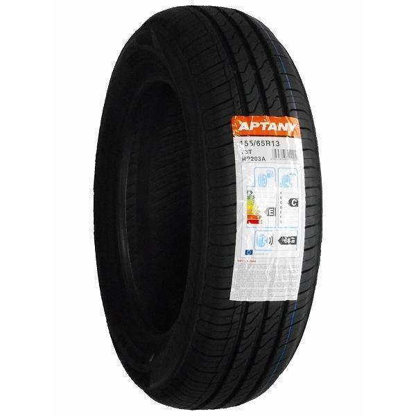 155/65R13 4本セット 2025年製造 新品サマータイヤ APTANY RP203A 送料無料 155/65/13_画像3
