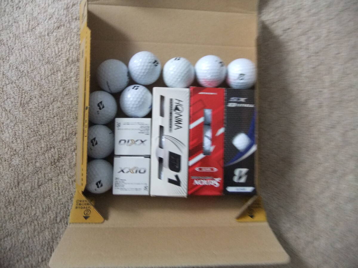 ゴルフボール新品11個および使用中の品9個計20個_画像3