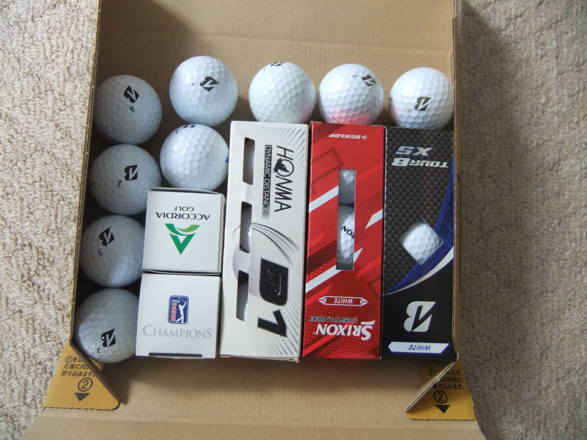 ゴルフボール新品11個および使用中の品9個計20個_画像4
