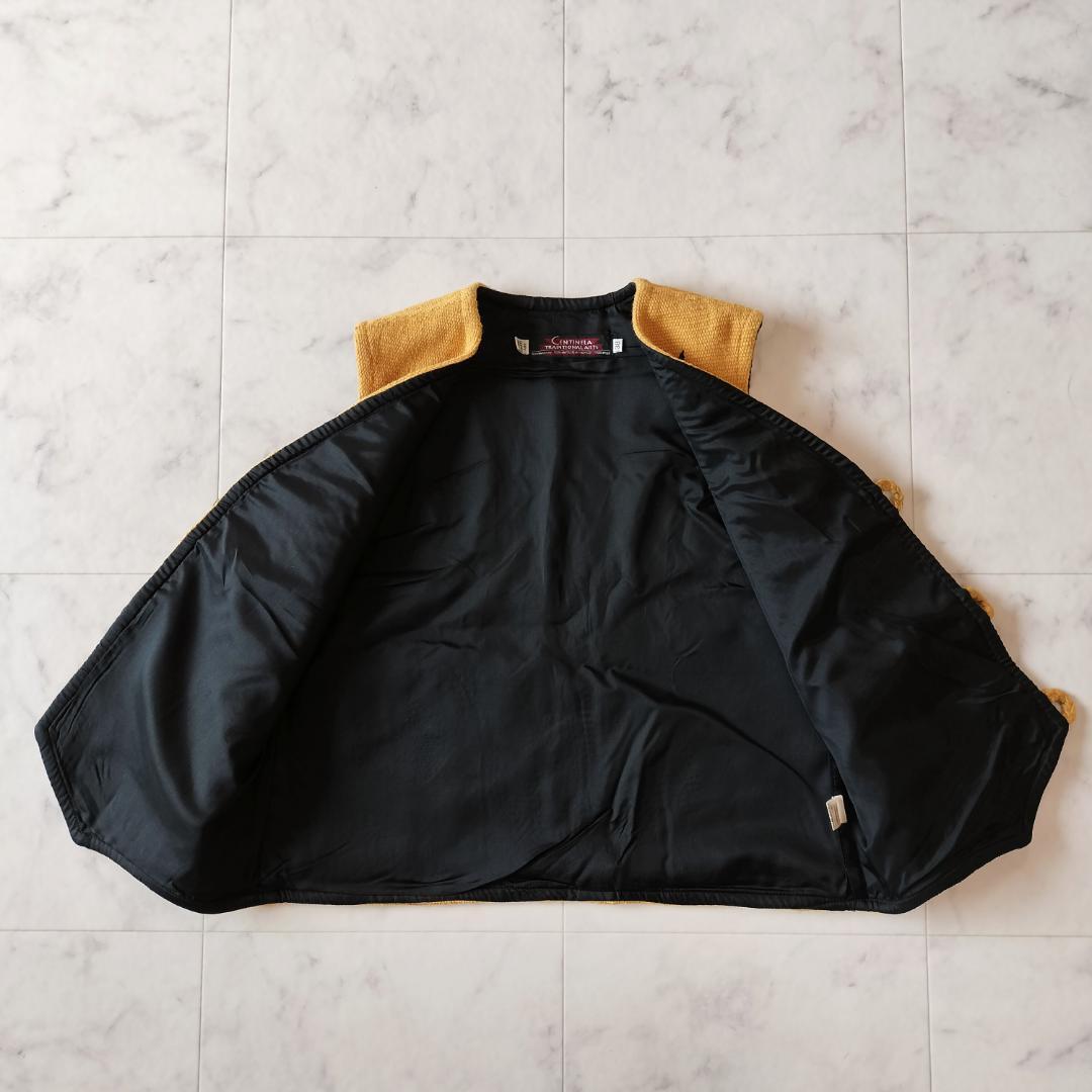 希少デザイン センチネラ ポケット付きポインテッドチマヨベスト 38 M メンズ CENTINEL POINTED VEST コンチョボタン ORTEGA's オルテガ_画像3