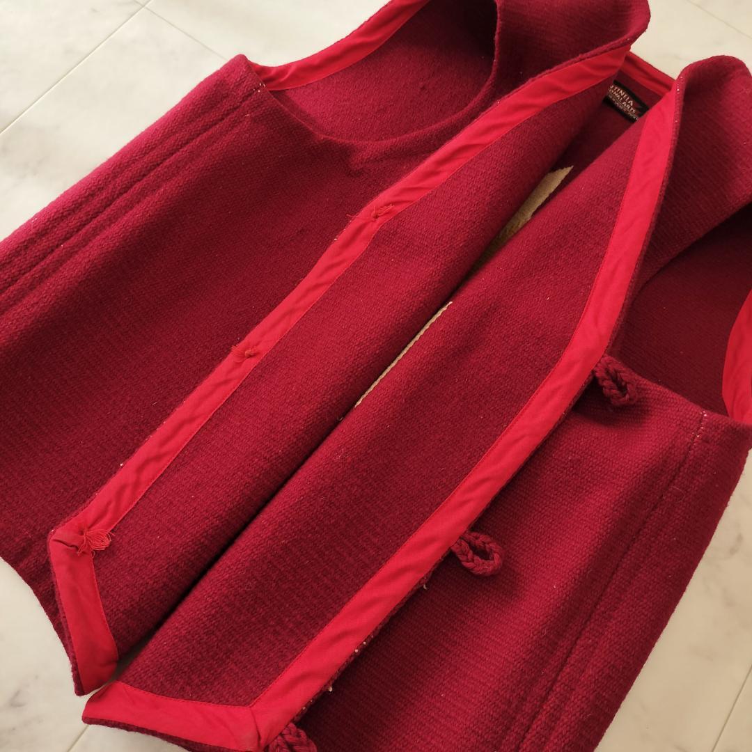 センチネラ 人気カラーレッド 42 XL ポインテッドチマヨベスト コンチョ メンズ Centinela POINTED VEST ラグベスト ORTEGA's オルテガ_画像8