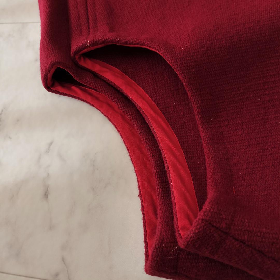 センチネラ 人気カラーレッド 42 XL ポインテッドチマヨベスト コンチョ メンズ Centinela POINTED VEST ラグベスト ORTEGA's オルテガ_画像9