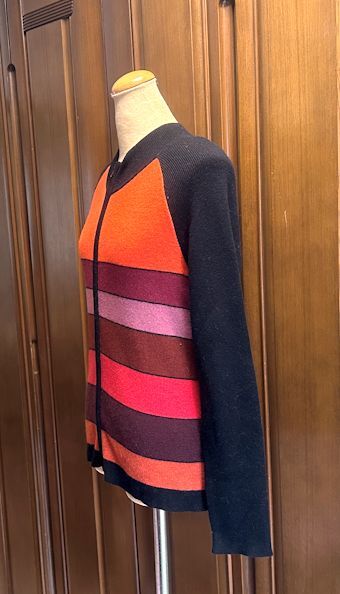SONIA RYKIEL ソニア・リキエル★イタリア製アンゴラ混ウール・ニット・カーディガン・40/L★美品_画像2