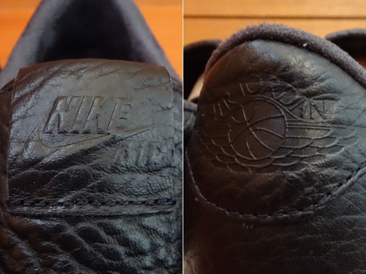 ★超美U★AIR JORDAN 1 RETRO LOW NS◆US9.5/ブラック★国内黒タグ◆エアジョーダンレトロNO SWOOSHノースウッシュ◆848775-005■og85_画像5