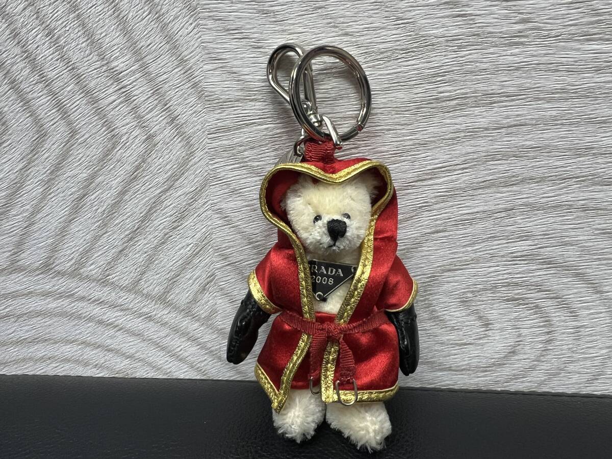 【限定】　プラダ★２００８年★クマ★テディベア★バッグチャーム★キーホルダー★キーリング★１ＡＲ９９４_画像2
