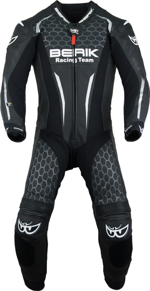 走行会 サーキット MFJ公認モデル 新規格対応 BERIK ベリック ハイグレード レーシングスーツ 329 BLACK 50サイズ L相当 展示品 \1～ 1円_画像1