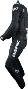 走行会 サーキット MFJ公認モデル 新規格対応 BERIK ベリック ハイグレード レーシングスーツ 329 BLACK 50サイズ L相当 展示品 \1～ 1円_画像3