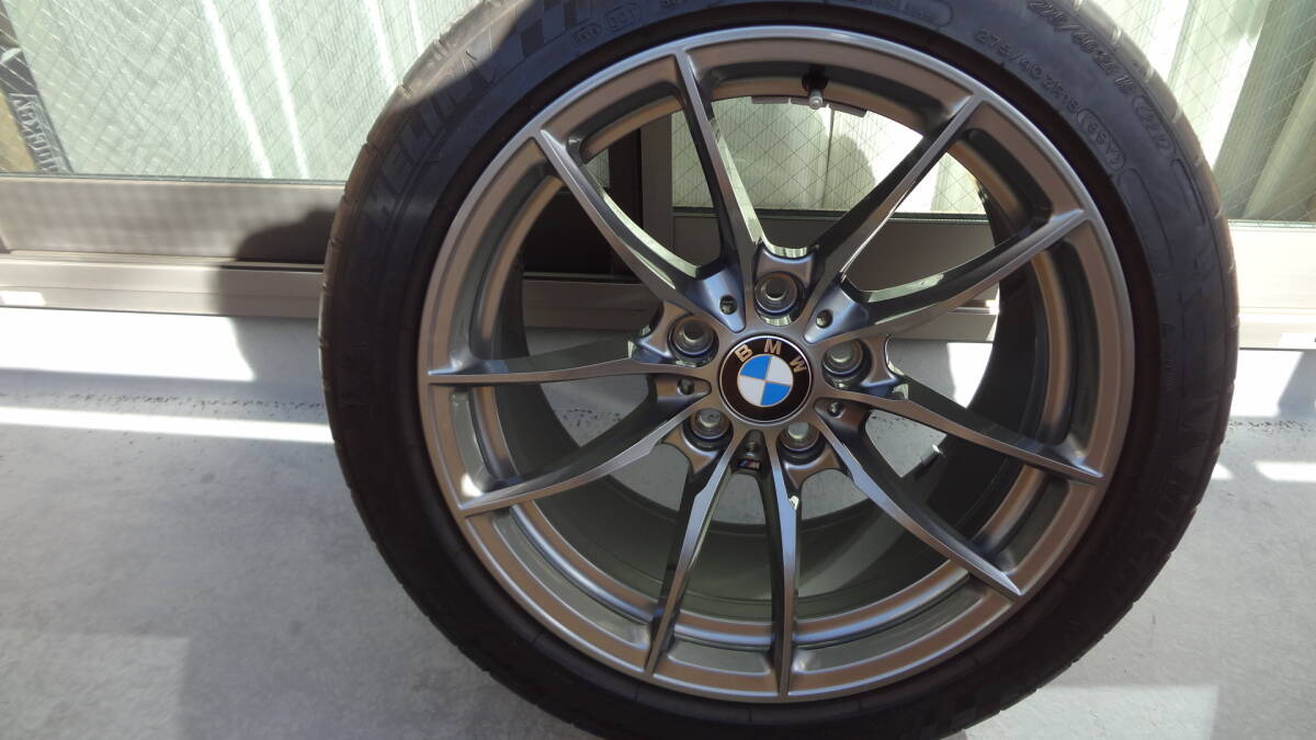 【即決：超希少】 鍛造 BMW M3 F80 M4 F82 純正 Vスポーク スタイリング 513M 9J/10J +29/+40 PCD120 5H 4本セット_画像7