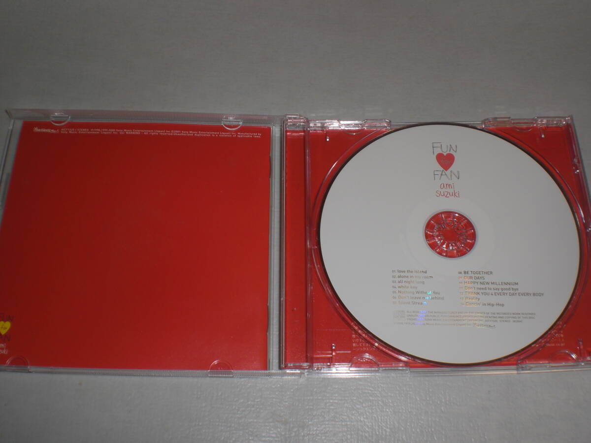 CD　鈴木亜美　ベストアルバム　FUN for FAN_画像2