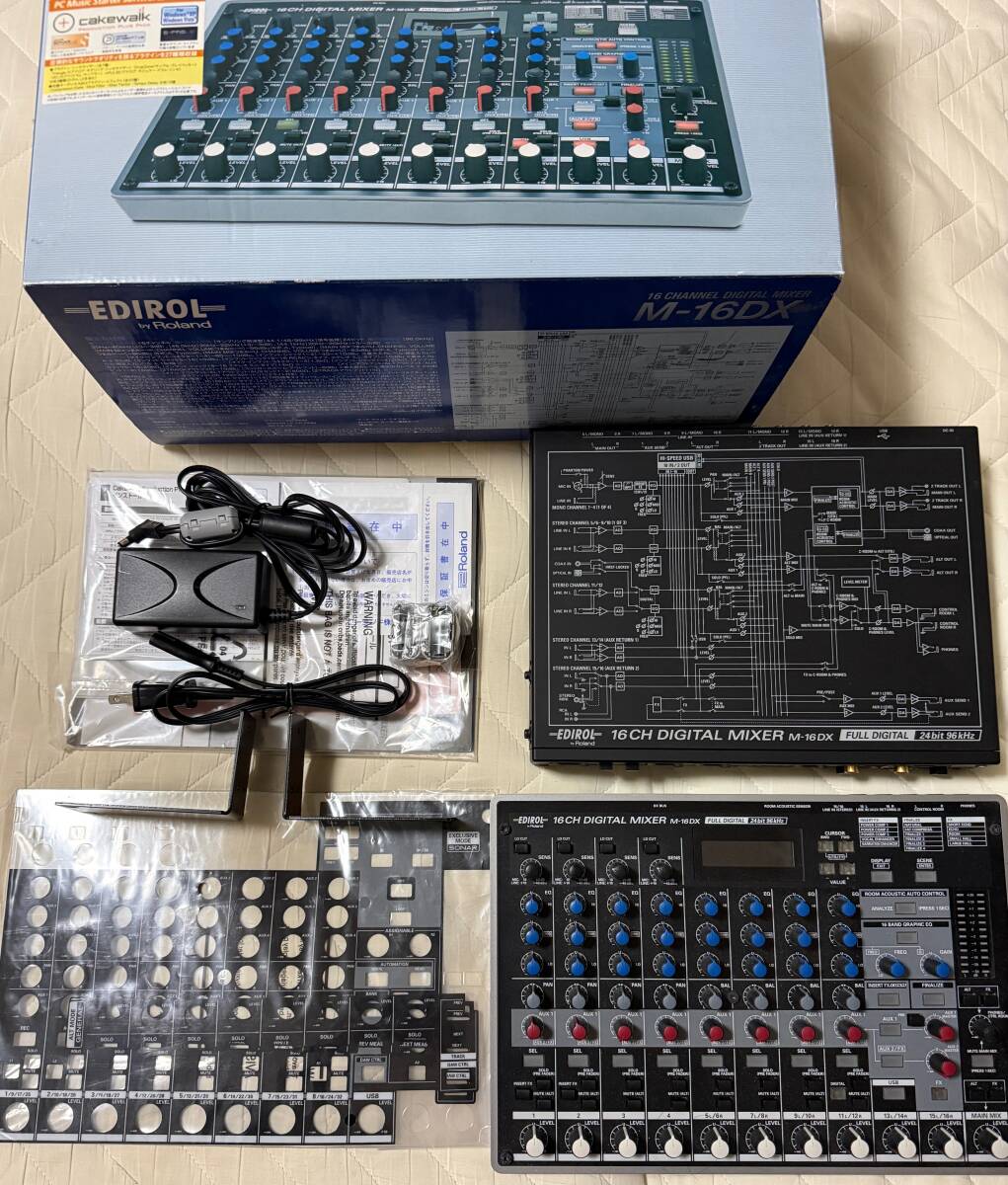 EDIROL by Roland M-16DX 16CH DIGITAL MIXER 中古動作品_画像2