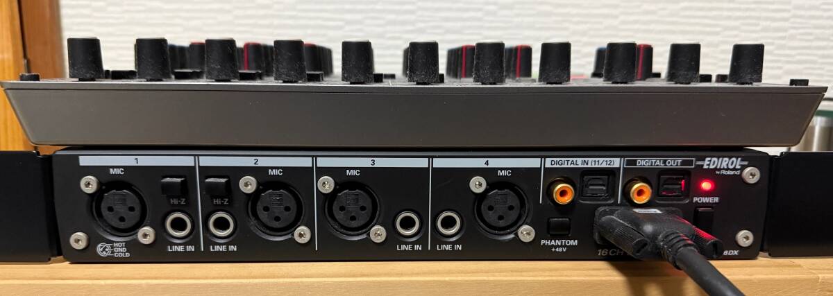 EDIROL by Roland M-16DX 16CH DIGITAL MIXER 中古動作品_画像4