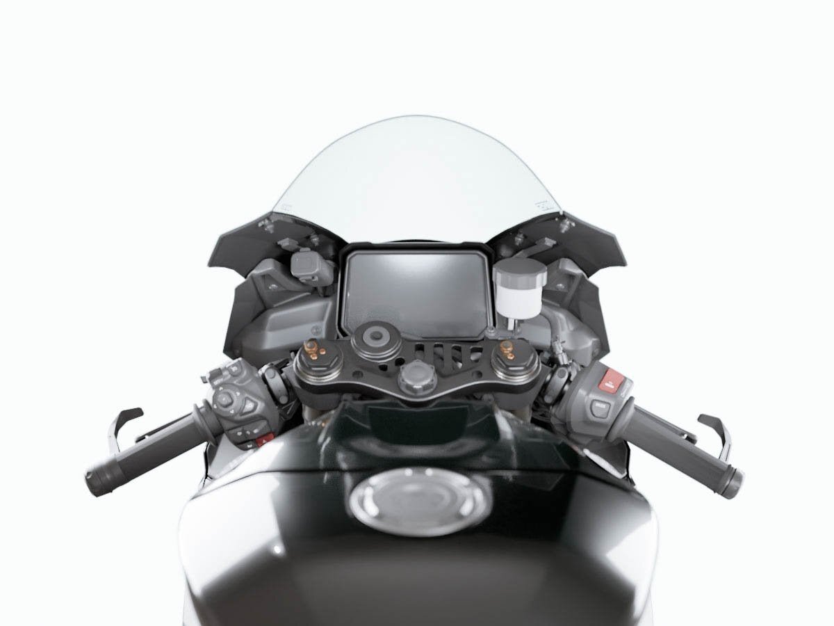 【国内在庫】WRS YAMAHA ヤマハ YZF-R9 2025 レースタイプ クリア ウインドスクリーン カスタムパーツ ボルトオン 新品 未使用_画像7