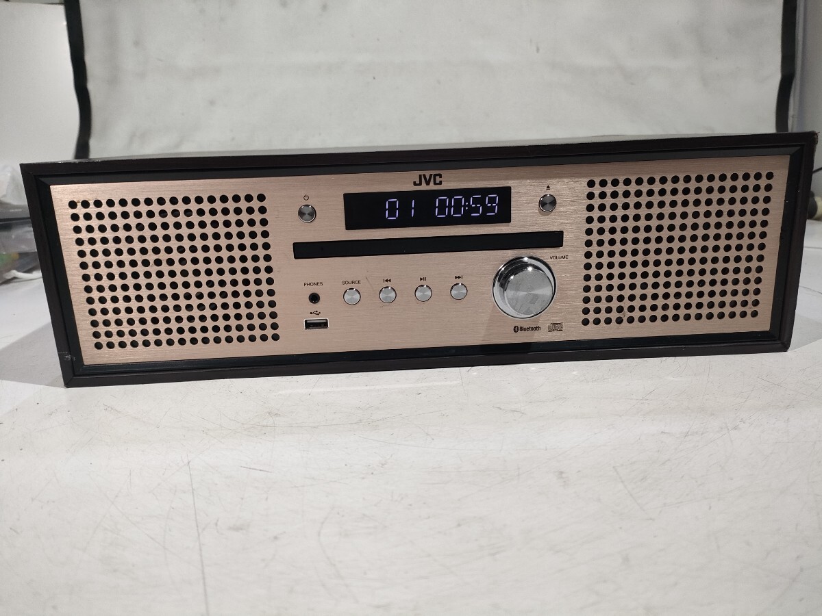 管173(2025年製. 通電再生確認、即発送) JVC コンパクトコンポーネントシステム NX-W30 ケンウッド ミニコンポ CD ラジオ Bluetooth_画像2