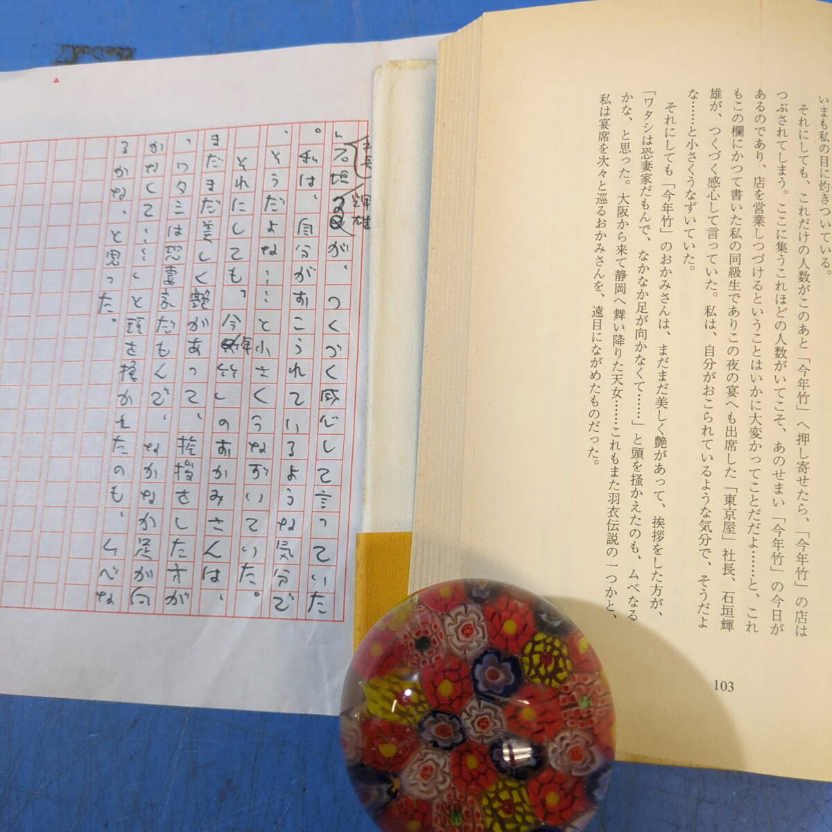 村松友視肉筆原稿3篇15枚完 駿河ピープル物語『焼津・寿屋のおやじさん』『松乃寿司一家』『今年竹のおかみさん』体文協《真作》kankando _画像8