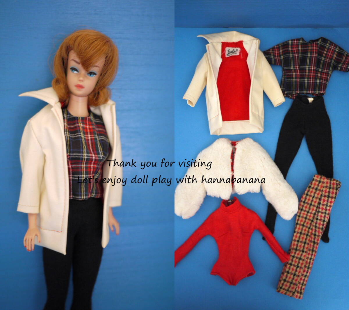 No Doll 047* ヴィンテージ　バービー　アウトフィット　#942 Icebreaker #975 Winter Holiday _画像1