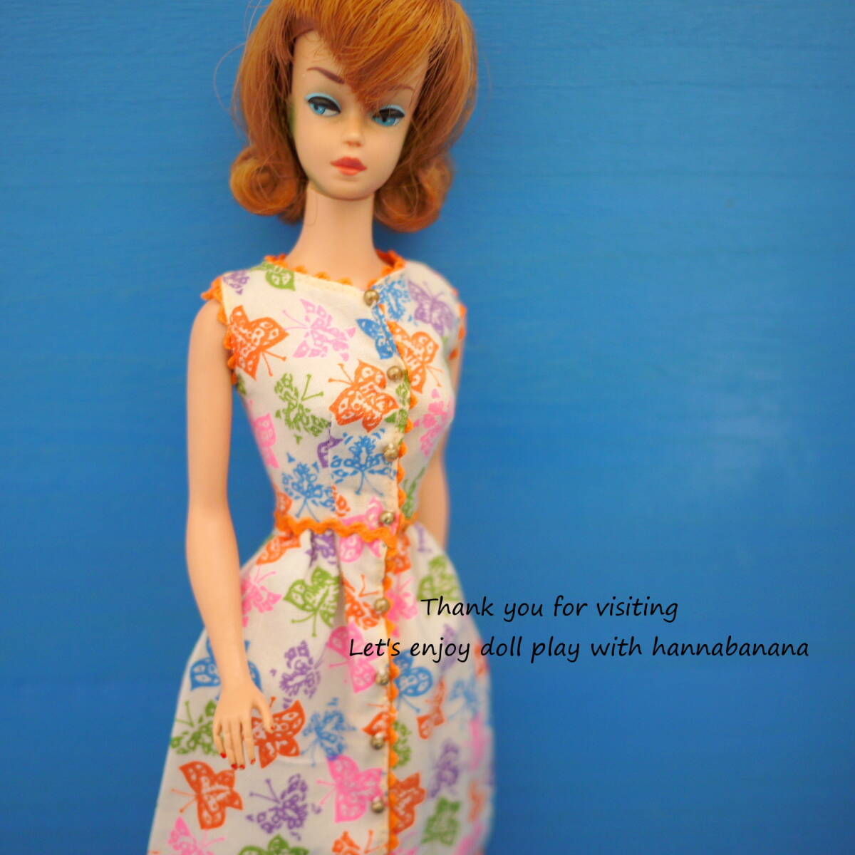 No Doll 045* ヴィンテージ　バービー　アウトフィット　#1628 Brunch Timeドレス_画像1