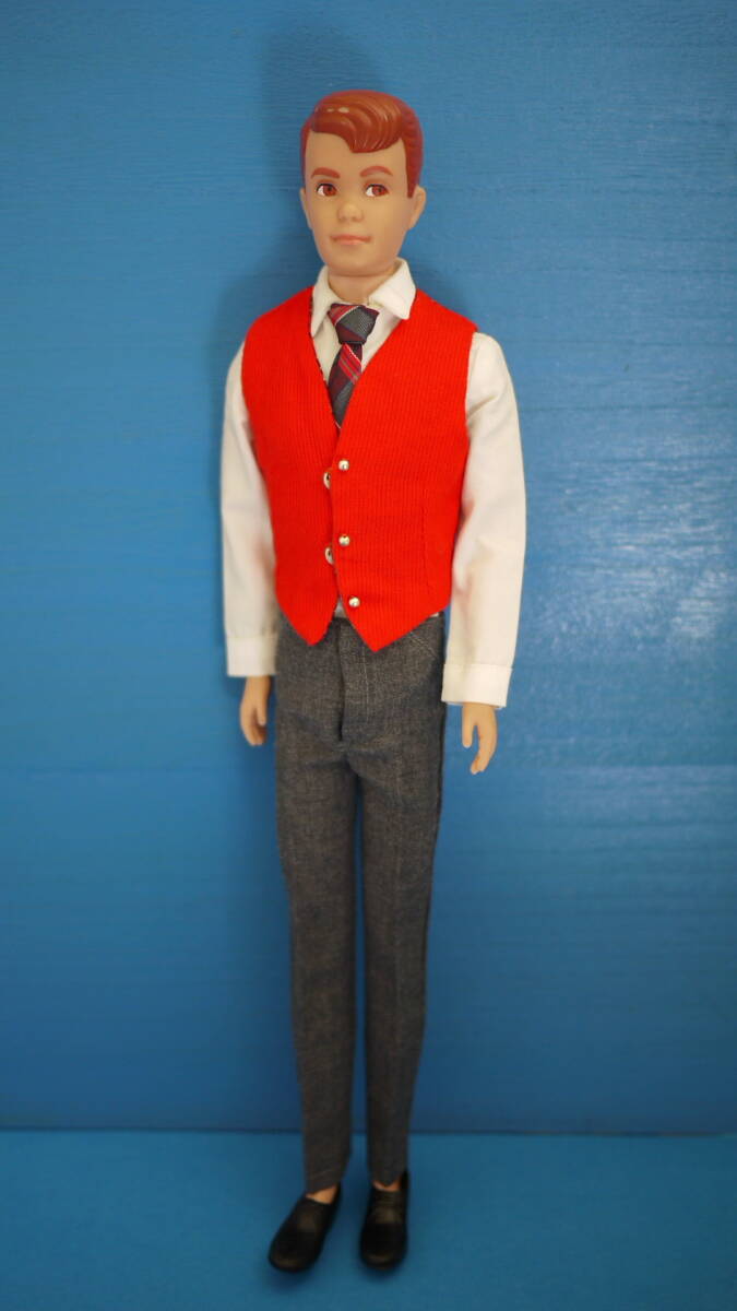 No Doll 040* ヴィンテージ　ケン　アウトフィット Vest＋#786 Saturday Dateシャツ・スラックス・ネクタイ ニアミント_画像4