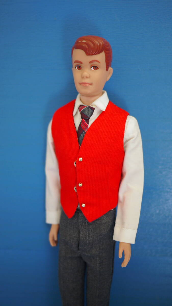 No Doll 040* ヴィンテージ　ケン　アウトフィット Vest＋#786 Saturday Dateシャツ・スラックス・ネクタイ ニアミント_画像6