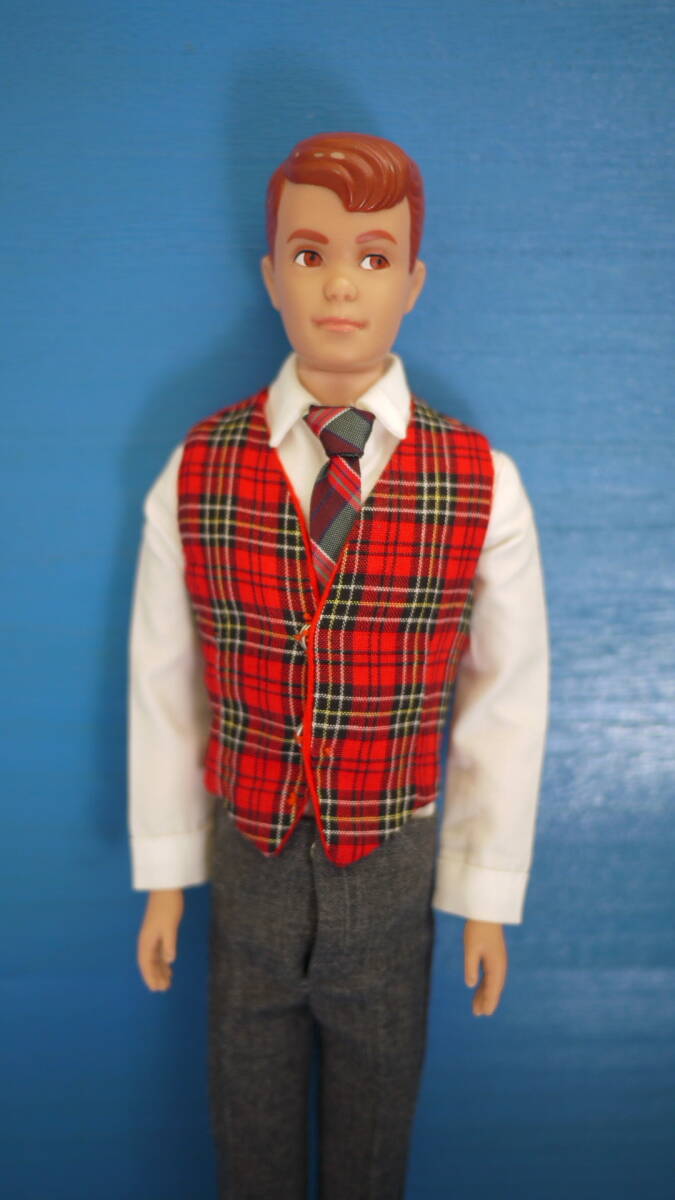 No Doll 040* ヴィンテージ　ケン　アウトフィット Vest＋#786 Saturday Dateシャツ・スラックス・ネクタイ ニアミント_画像5