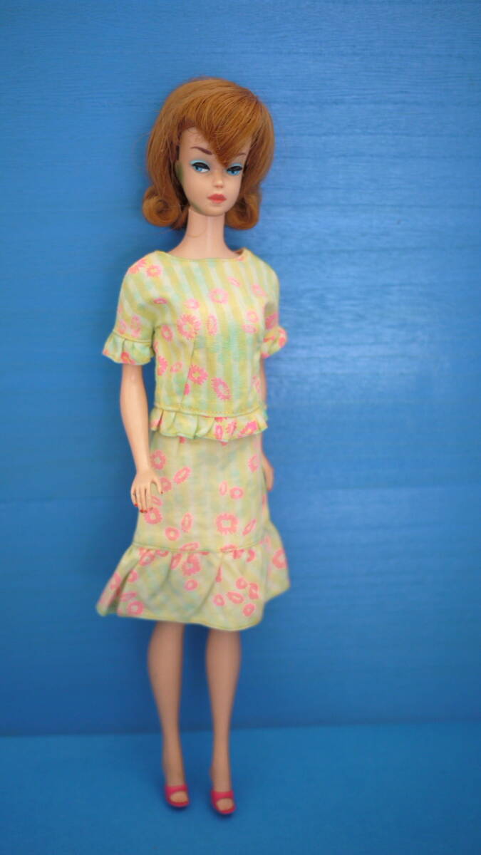 No Doll 049* ヴィンテージ　バービー　アウトフィット　#987 Oraange Blossom＋カラーマジックスカートスーツ＋オリジナルベルト_画像6