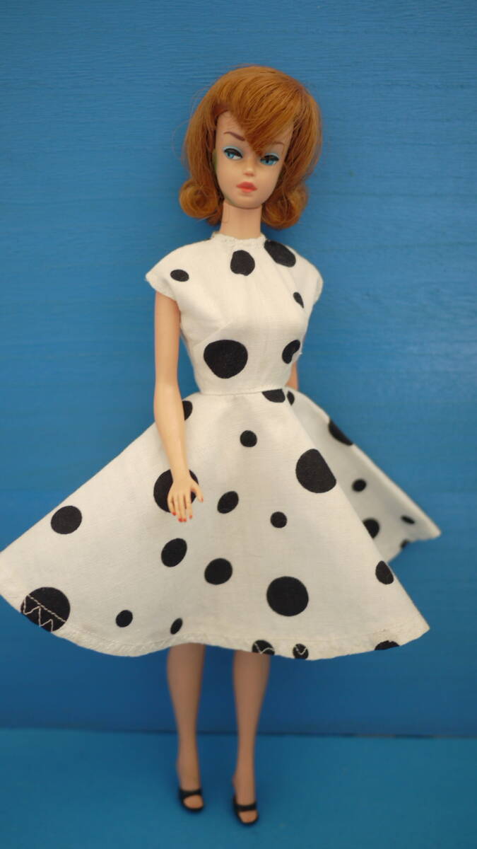No Doll 050* ヴィンテージ　バービーサイズ　マミーメイドドレス2着_画像4