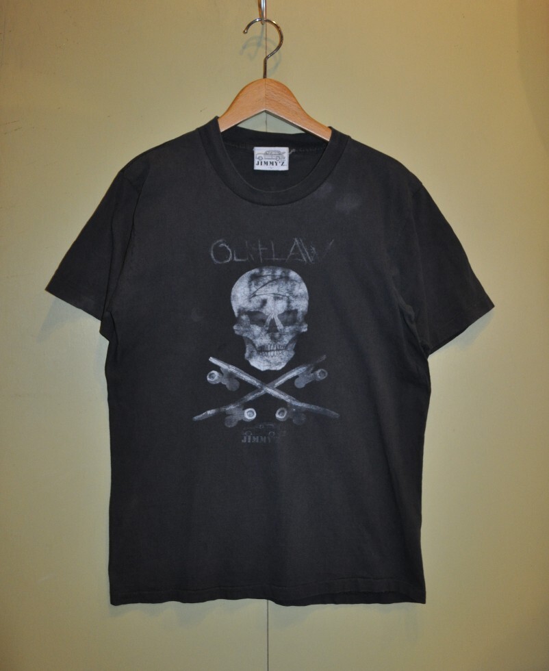 ユーズド 80年代 JIMMY'Z OUTLAW ジミーズ アウトロー Tシャツ MADE IN USA _画像1