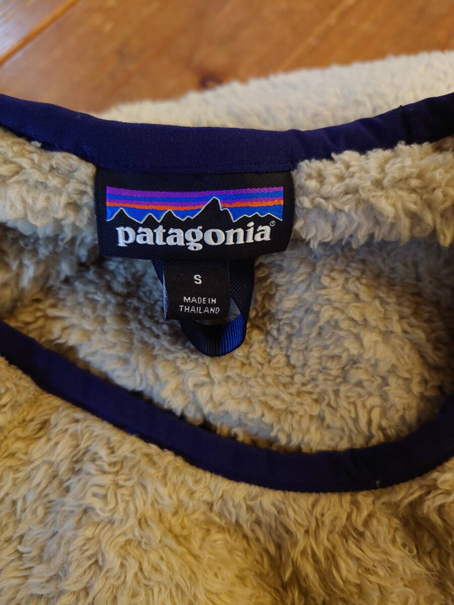 Patagonia M's Los Gatos Crew メンズ ロスガトスクルー フリース ボア スウェット ベージュ色 size S クルーネック プルオーバー_画像3