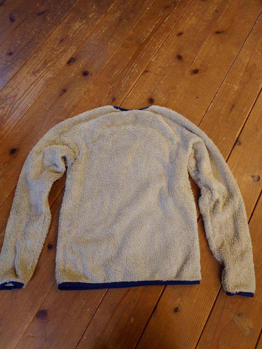 Patagonia M's Los Gatos Crew メンズ ロスガトスクルー フリース ボア スウェット ベージュ色 size S クルーネック プルオーバー_画像2