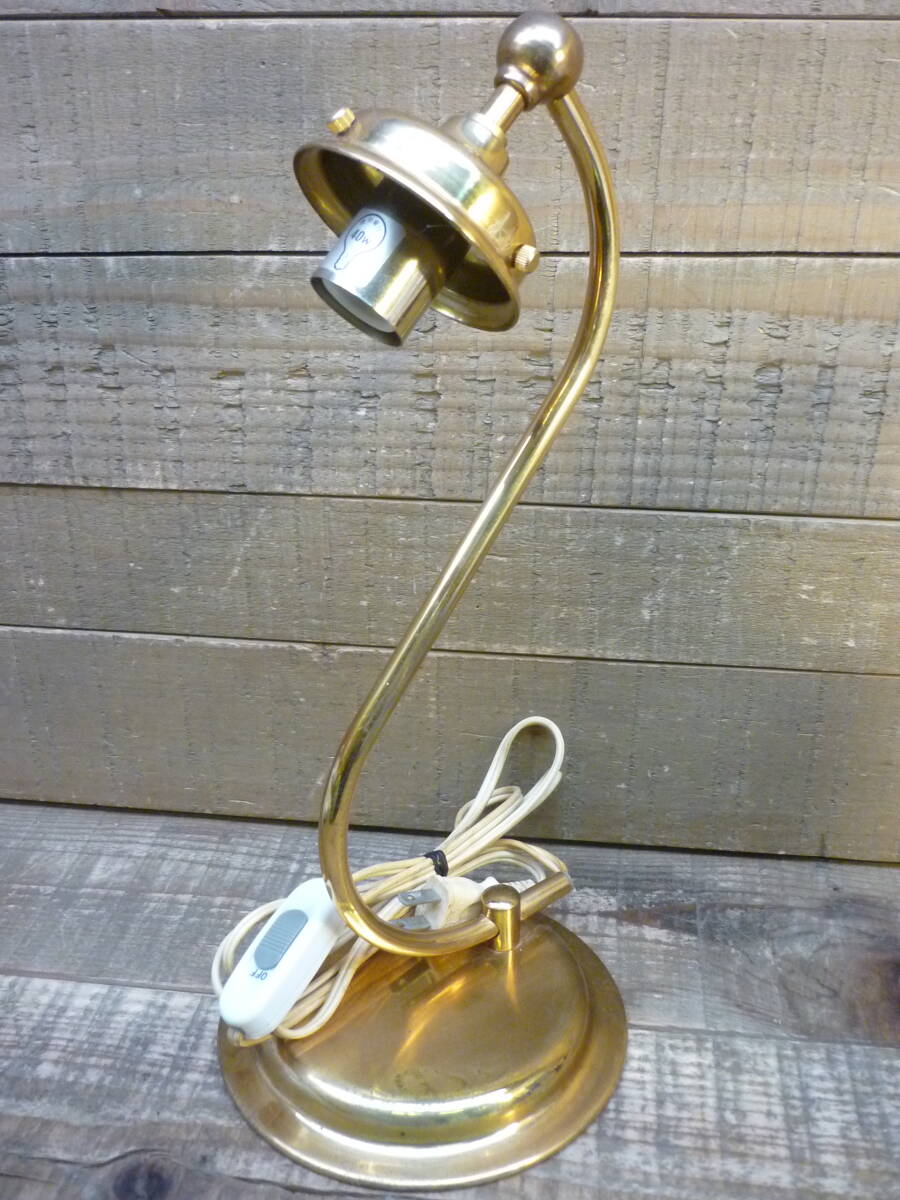 USED опал стекло оборка затенитель от солнца золотая краска стол лампа подставка свет retro Vintage современный D16558