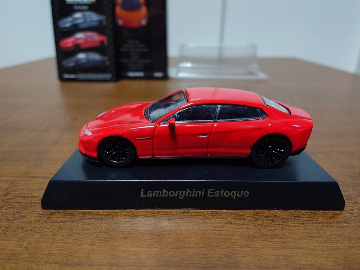 1/64 京商　ランボルギーニ ミニカーコレクション4　ランボルギーニ　エストーケ　レッド　_画像2