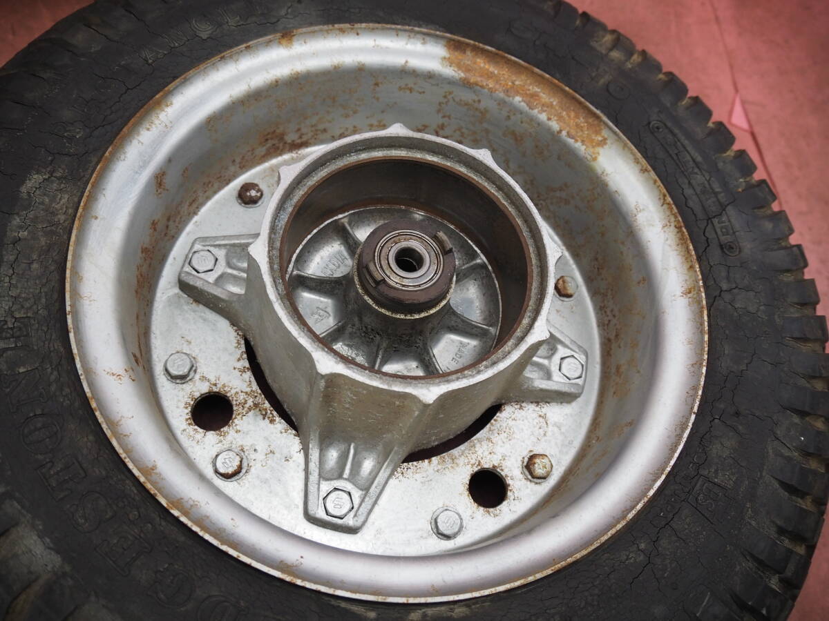 (1台分解) バリ山 !! ドラム測定済(OK) バンバン50 純正 F ホイール ホイル タイヤ RV50 (バンバン) 140XAAP6_画像10