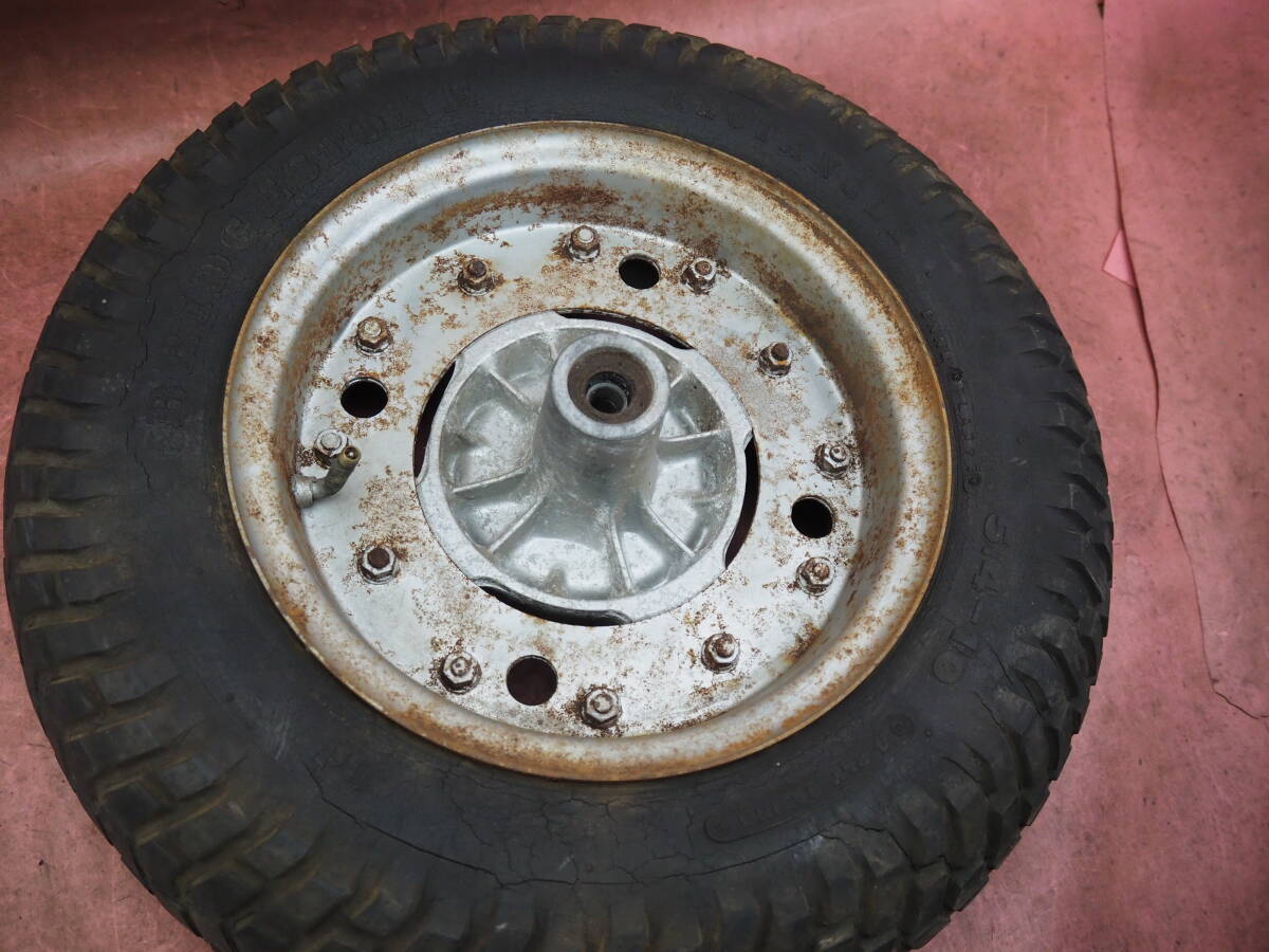 (1台分解) バリ山 !! ドラム測定済(OK) バンバン50 純正 F ホイール ホイル タイヤ RV50 (バンバン) 140XAAP6_画像2