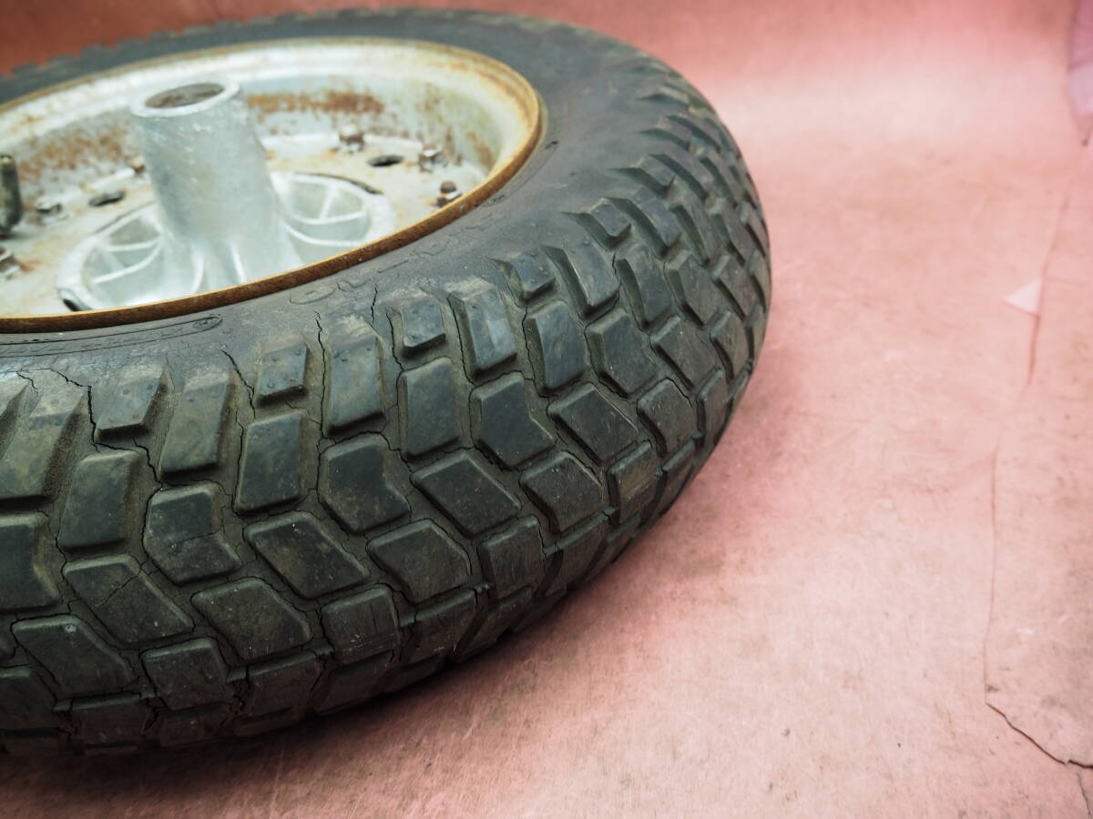 (1台分解) バリ山 !! ドラム測定済(OK) バンバン50 純正 F ホイール ホイル タイヤ RV50 (バンバン) 140XAAP6_画像4