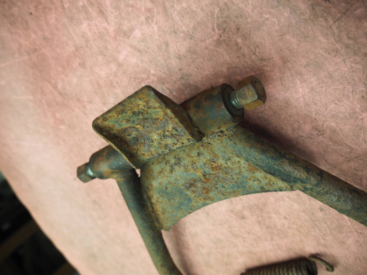 (1台分解)　穴なし !! フルSET　 バンバン50 純正　センタースタンド　ピン　スプリング　プレート RV50 (バンバン)　　100XAAP22_画像7