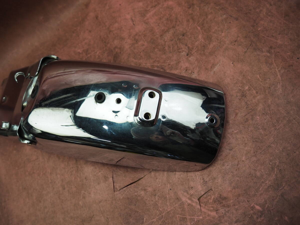 (1台分解)　メッキ艶あり !! キレイなノーマル　 GB250 後期　純正　リアフェンダー　泥除け　カバー　MC10 (クラブマン)　　140XAAW8_画像2