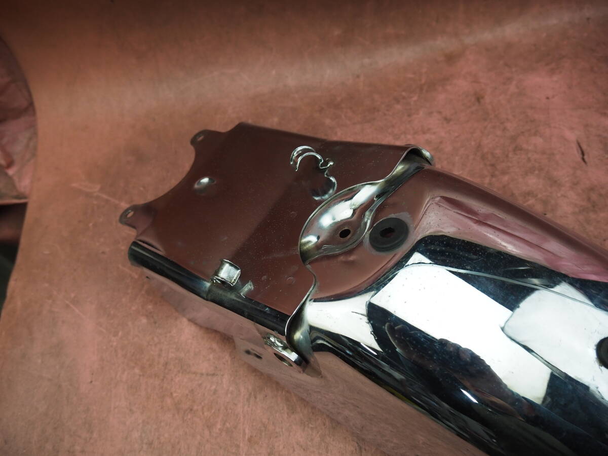 (1台分解)　メッキ艶あり !! キレイなノーマル　 GB250 後期　純正　リアフェンダー　泥除け　カバー　MC10 (クラブマン)　　140XAAW8_画像3