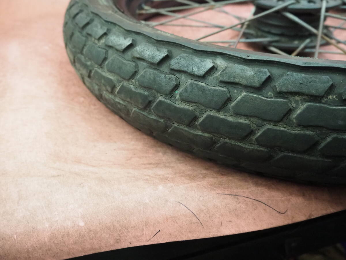 (1台分解)　希少19inc !! パンクなし/スポーク折れなし　 グラストラッカー BIGBOY 純正　F　ホイール　ホイル NJ47A 160XAAX1_画像4