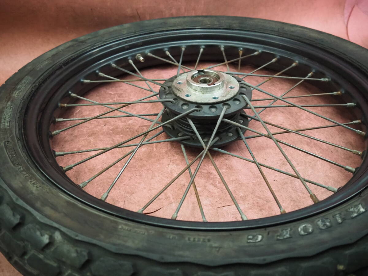 (1台分解)　希少19inc !! パンクなし/スポーク折れなし　 グラストラッカー BIGBOY 純正　F　ホイール　ホイル NJ47A 160XAAX1_画像2