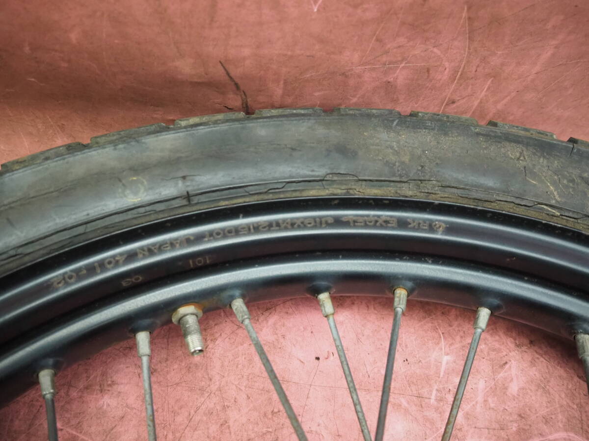 (1台分解)　希少19inc !! パンクなし/スポーク折れなし　 グラストラッカー BIGBOY 純正　F　ホイール　ホイル NJ47A 160XAAX1_画像6
