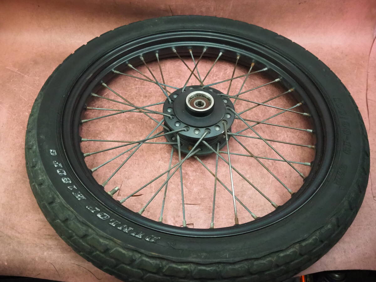 (1台分解)　希少19inc !! パンクなし/スポーク折れなし　 グラストラッカー BIGBOY 純正　F　ホイール　ホイル NJ47A 160XAAX1_画像7