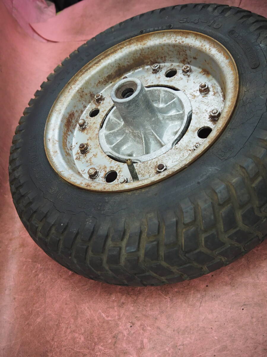 (1台分解) バリ山 !! ドラム測定済(OK) バンバン50 純正 F ホイール ホイル タイヤ RV50 (バンバン) 140XAAP6_画像5
