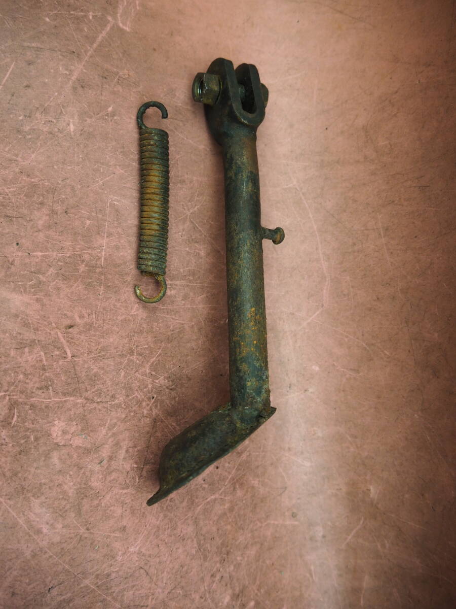 (1台分解) 底穴なし !! ボルト/スプリング付き バンバン50 純正 サイドスタンド RV50 (バンバン) 60XAAP54_画像1