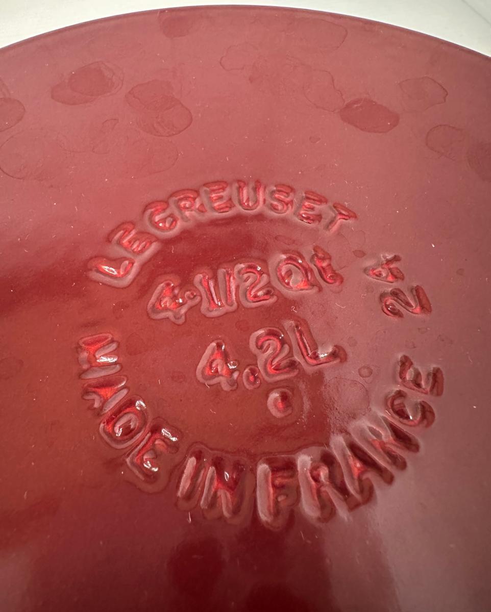 【ハッピー】LE CREUSET ル・クルーゼ ココット・ロンド 24㎝ 両手鍋 (2511182)_画像6