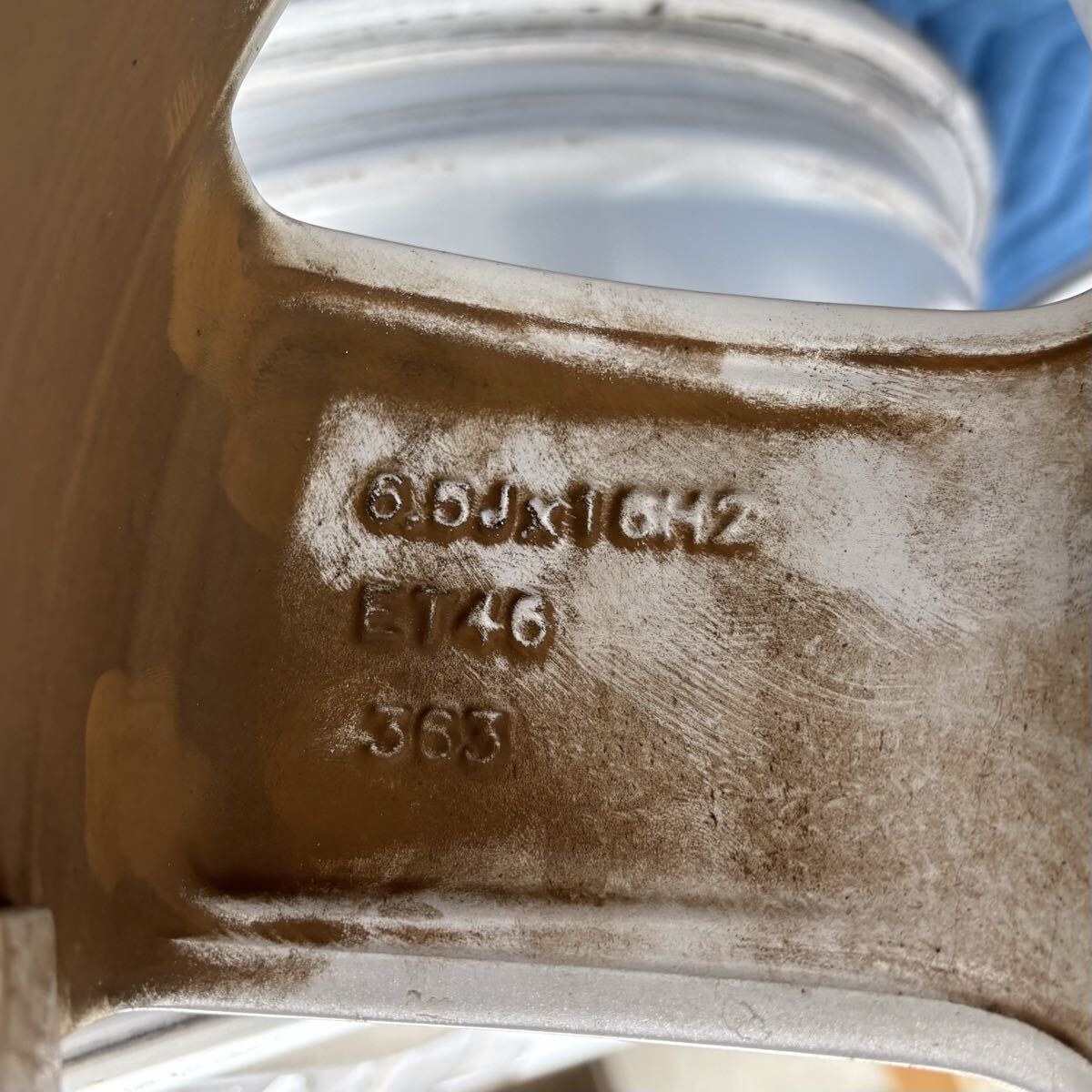 ゴルフ7 純正 16インチ ホイール 限定車モデル PCD112 6.5J +46 スタッドレス用に_画像6